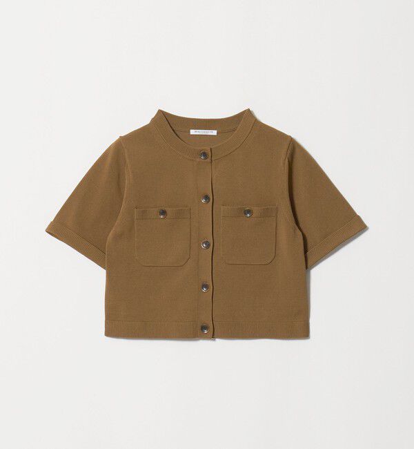 BEAUTY&YOUTH UNITED ARROWS「ポケット ハーフスリーブ カーディガン ウォッシャブル」|カーディガン|