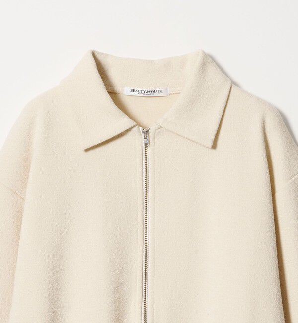 BEAUTY&YOUTH UNITED ARROWS「【WEB限定 Wardrobe DAILY MINIMAL】ダンボールジャージー ハーフジッププルオーバー」|Tシャツ・カットソー|