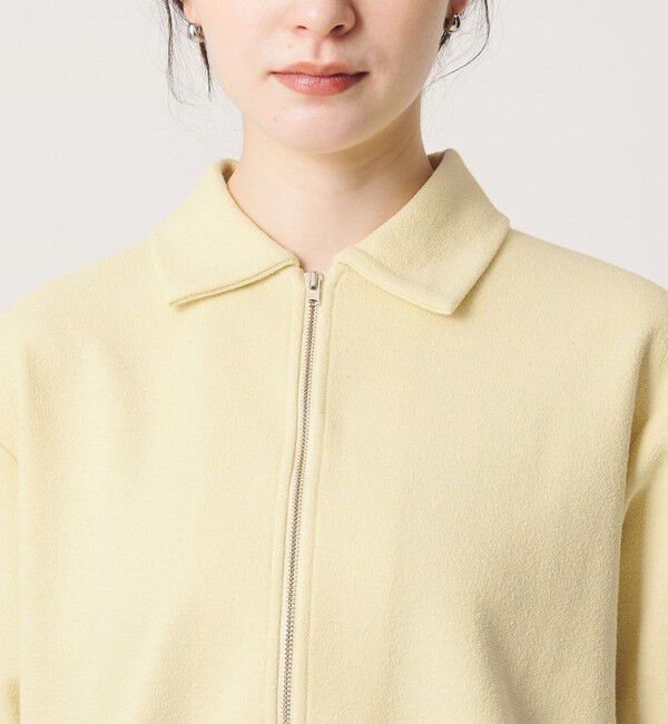 BEAUTY&YOUTH UNITED ARROWS「【WEB限定 Wardrobe DAILY MINIMAL】ダンボールジャージー ハーフジッププルオーバー」|Tシャツ・カットソー|