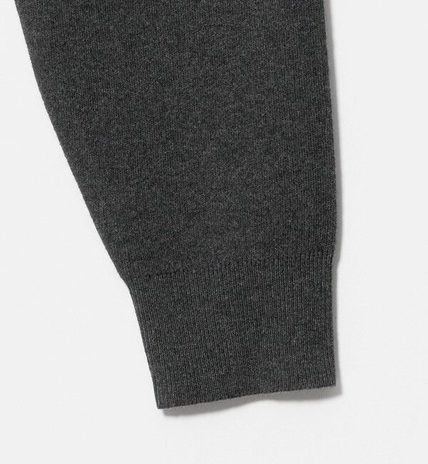 BEAUTY&YOUTH UNITED ARROWS「コットンウール スムース クルーネック カーディガン ウォッシャブル」|カーディガン|
