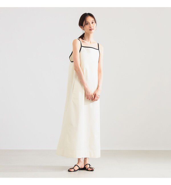 Demi-Luxe BEAMS 「コットン シルク フレア ワンピース」|ワンピース|