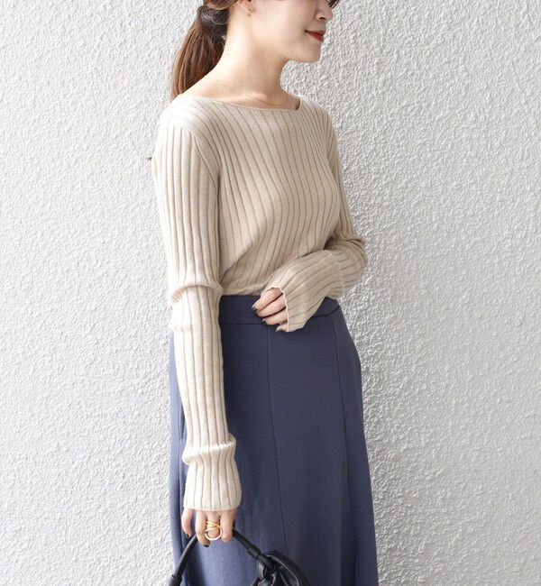SHIPS for women「*〈手洗い可能〉リブニット&times;カーディガン◇」|カーディガン|