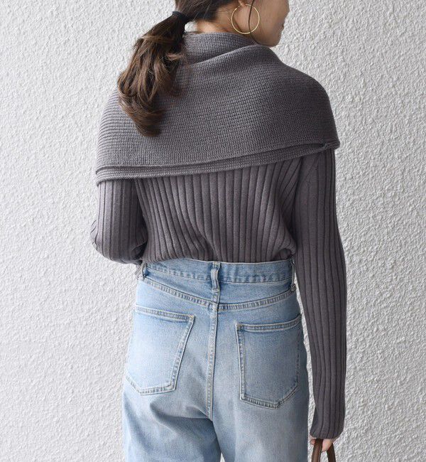 SHIPS for women「*〈手洗い可能〉リブニット&times;カーディガン◇」|カーディガン|
