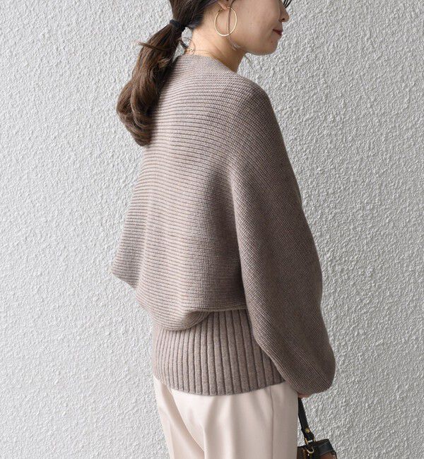 SHIPS for women「*〈手洗い可能〉リブニット&times;カーディガン◇」|カーディガン|