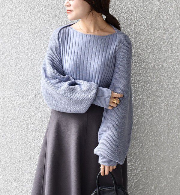 SHIPS for women「*〈手洗い可能〉リブニット&times;カーディガン◇」|カーディガン|
