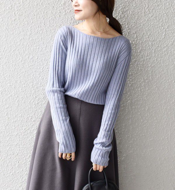 SHIPS for women「*〈手洗い可能〉リブニット&times;カーディガン◇」|カーディガン|