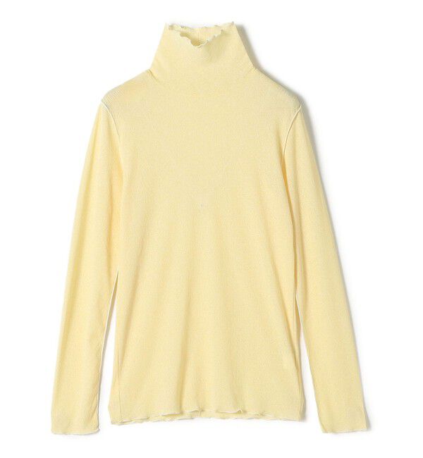 SHIPS for women「〈手洗い可能〉ドライタッチ リブ タートル」|Tシャツ・カットソー|
