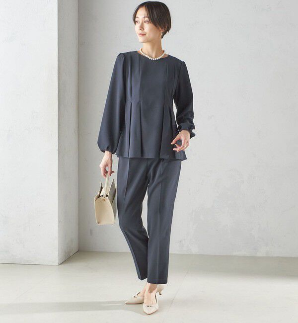 SHIPS for women「ダブル クロス ブラウス（セレモニー対応可）」|シャツ・ブラウス|
