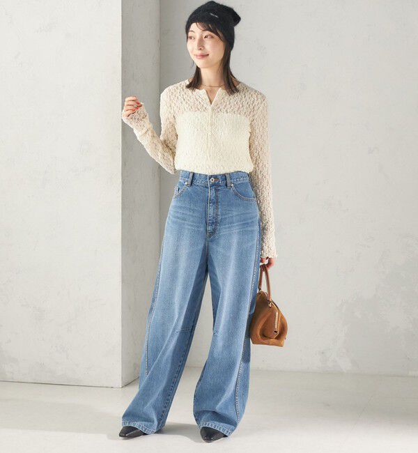 SHIPS for women「《予約》Revis: アンゴラ混 ニット ビーニー」|ニット帽|