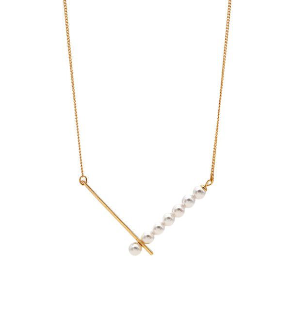 TOMORROWLAND GOODS「【別注】januka NEW V パールネックレス」|ネックレス|