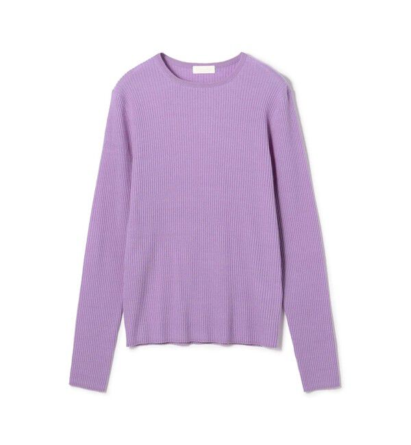 Ballsey「ストレッチカシミヤ ボールネックプルオーバー」|ニット・セーター|73 ライトパープル