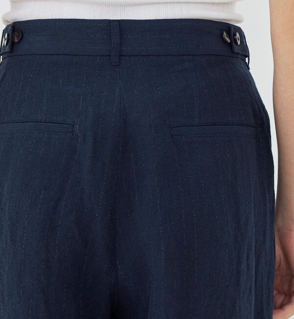 GALERIE VIE「マリンカナパストライプ ツータックストレートパンツ」|その他|