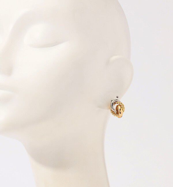 TOMORROWLAND GOODS「Kenneth Jay Lane G&S knot ピアス」|ピアス|