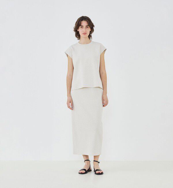 GALERIE VIE「メランジフライス スリーブレスプルオーバー」|Tシャツ・カットソー|