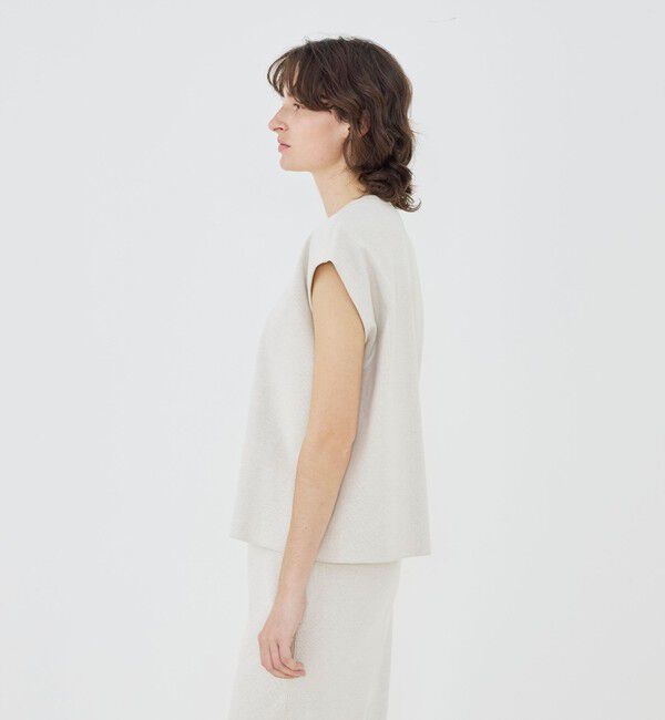 GALERIE VIE「メランジフライス スリーブレスプルオーバー」|Tシャツ・カットソー|