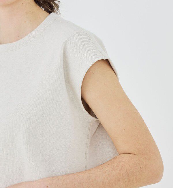 GALERIE VIE「メランジフライス スリーブレスプルオーバー」|Tシャツ・カットソー|
