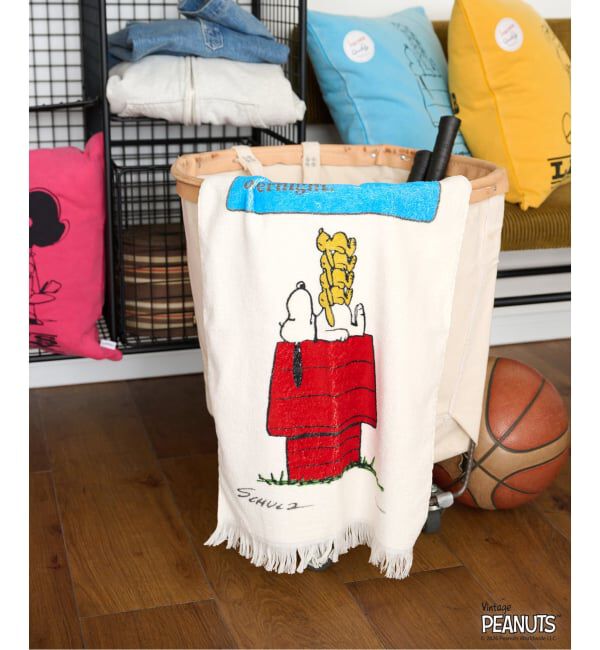 journal standard Furniture「【PEANUTS&times;JOURNAL STANDARD FURNITURE】FACE TOWEL　フェイスタオル」|タオル|ブルー