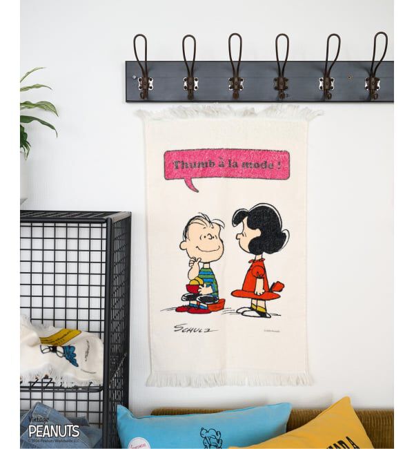 journal standard Furniture「【PEANUTS&times;JOURNAL STANDARD FURNITURE】FACE TOWEL　フェイスタオル」|タオル|ピンク