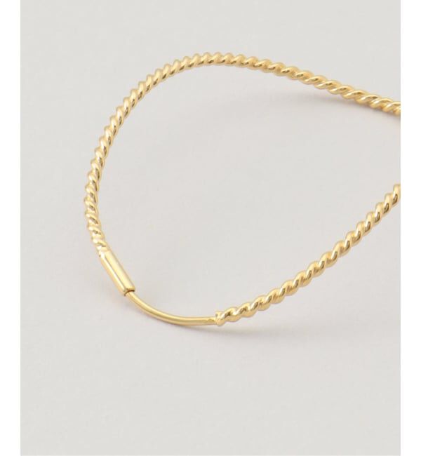 IENA「BAR Jewellery/バージュエリー TWISTED CONTOUR PIERCE ピアス(両耳)」|ピアス|