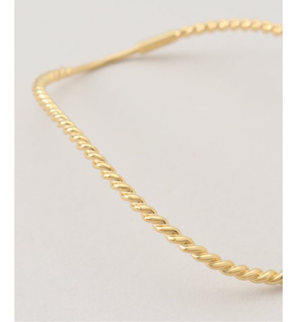 IENA「BAR Jewellery/バージュエリー TWISTED CONTOUR PIERCE ピアス(両耳)」|ピアス|