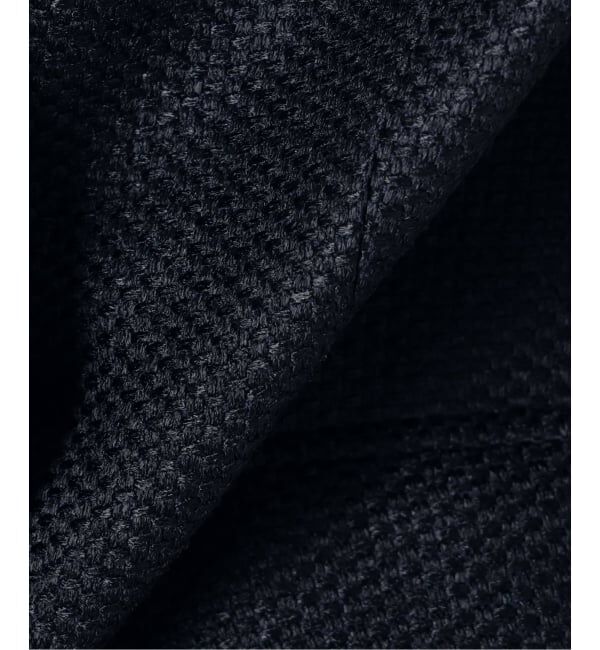 IENA「&NAVY ツィーディーダブルジャケット」|ノーカラージャケット|