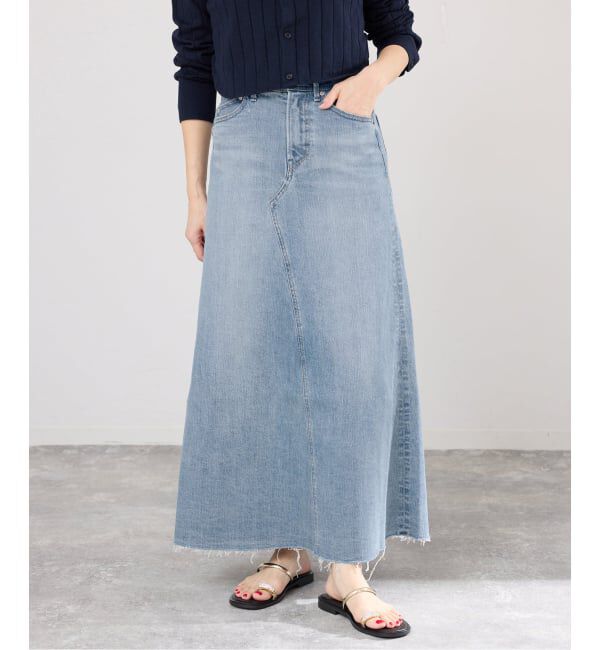 IENA「YANUK/ヤヌーク Flare Long Skirt スカート」|スカート|