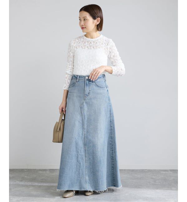 IENA「YANUK/ヤヌーク Flare Long Skirt スカート」|スカート|