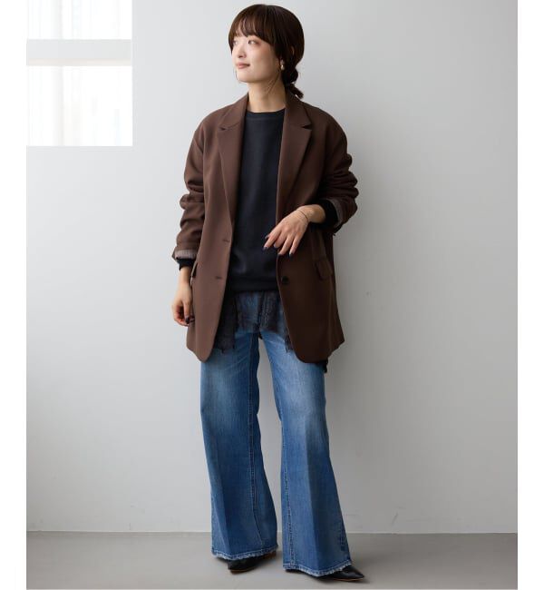 SLOBE IENA「《追加5》レースコンビカットソー」|Tシャツ・カットソー|