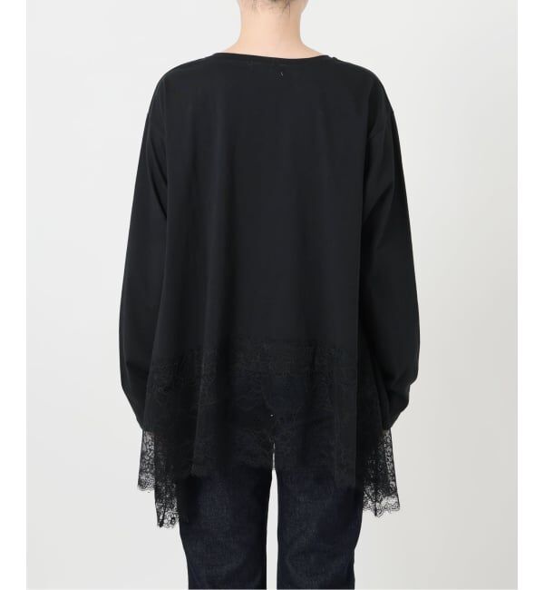 SLOBE IENA「《追加5》レースコンビカットソー」|Tシャツ・カットソー|