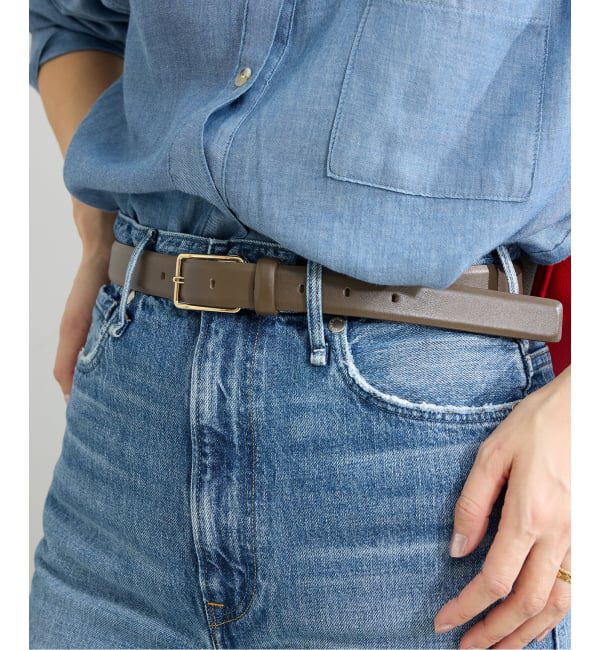 IENA「MANUELA/マヌエラ LEATHER BELT ベルト MN25S 005NA」|ベルト|