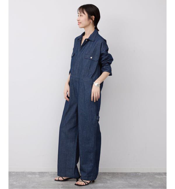 SLOBE IENA「UNIVERSAL OVERALL SLOBE別注 デニムオールインワン」|オールインワン|