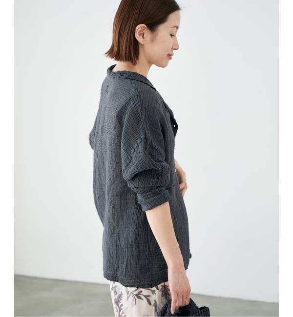IENA「LES ATELIERS FRANCAIS DE CONFECTION Blouse Desert PE26BLDESERTGDC」|シャツ・ブラウス|