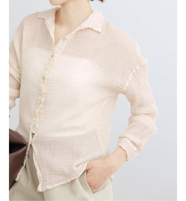 IENA「LES ATELIERS FRANCAIS DE CONFECTION Blouse Desert PE26BLDESERTGDC」|シャツ・ブラウス|