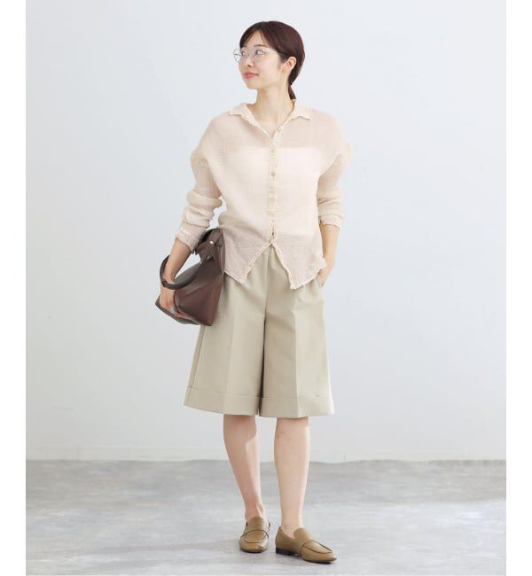 IENA「LES ATELIERS FRANCAIS DE CONFECTION Blouse Desert PE26BLDESERTGDC」|シャツ・ブラウス|