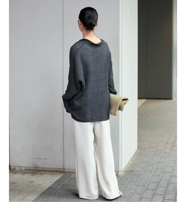 IENA「LES ATELIERS FRANCAIS DE CONFECTION Blouse Desert PE26BLDESERTGDC」|シャツ・ブラウス|