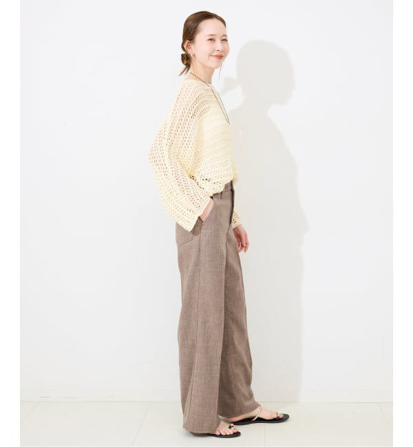 SLOBE IENA「Wrangler/ラングラー SLOBE別注 ワイドランチャー」|スラックス|