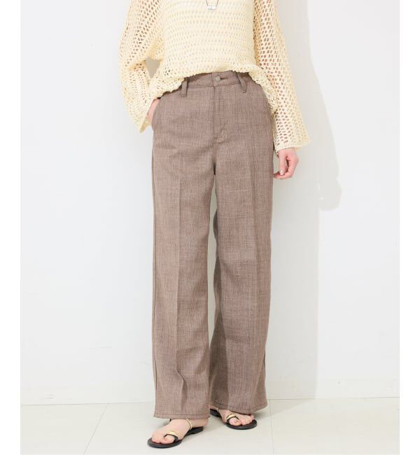 SLOBE IENA「Wrangler/ラングラー SLOBE別注 ワイドランチャー」|スラックス|