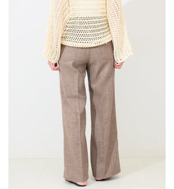 SLOBE IENA「Wrangler/ラングラー SLOBE別注 ワイドランチャー」|スラックス|