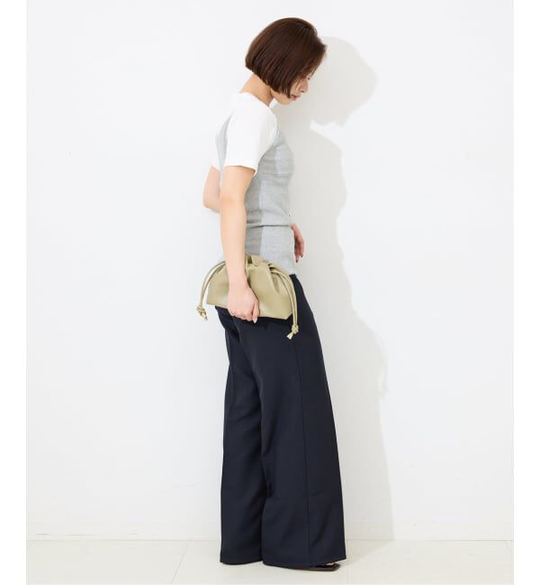 SLOBE IENA「Wrangler/ラングラー SLOBE別注 ワイドランチャー」|スラックス|