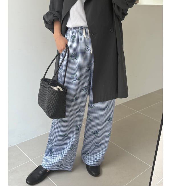 SLOBE IENA「Margaux Dereume &times; SLOBE サテンイージーパンツ」|その他|