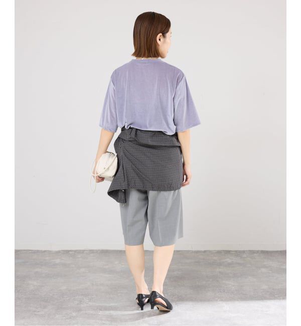IENA「シアーベロアTシャツ」|Tシャツ・カットソー|