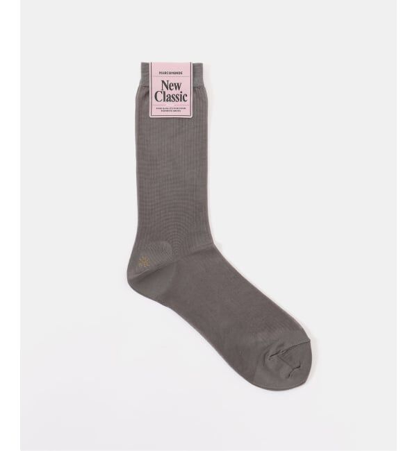 IENA「MARCOMONDE/マルコモンド sheer ribbed short socks 靴下 200K3/1CU-24C」|ソックス|グレー