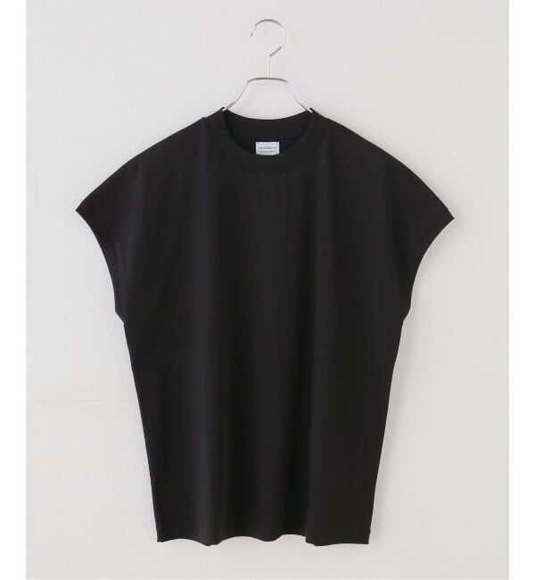 IENA「GGG/ジージージー Crew Neck French Sleeve T Tシャツ 02-01-1873」|Tシャツ・カットソー|ブラック