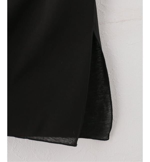 IENA「GGG/ジージージー Side Slit French Sleeve T Tシャツ 02-01-1852」|Tシャツ・カットソー|