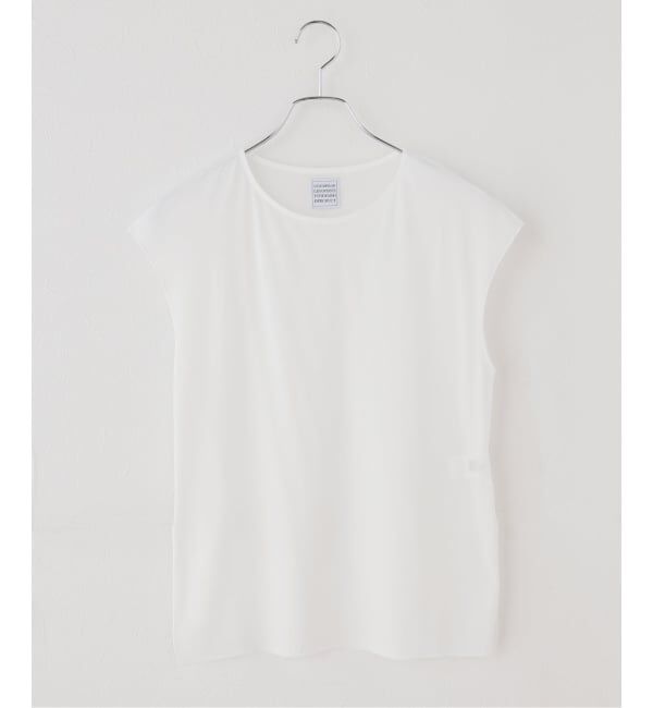 IENA「GGG/ジージージー Side Slit French Sleeve T Tシャツ 02-01-1852」|Tシャツ・カットソー|ホワイト