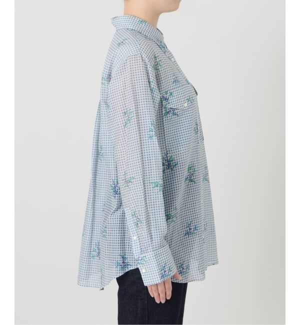 SLOBE IENA「《WEB限定/追加》Margaux Dereume &times; SLOBE cotton silk mix シャツ」|シャツ・ブラウス|