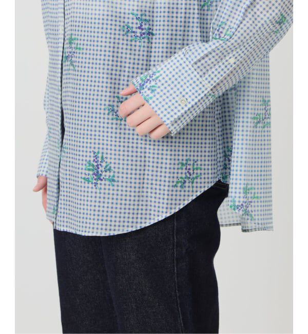 SLOBE IENA「《WEB限定/追加》Margaux Dereume &times; SLOBE cotton silk mix シャツ」|シャツ・ブラウス|
