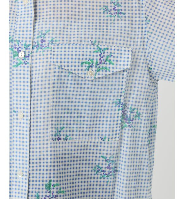 SLOBE IENA「《WEB限定/追加》Margaux Dereume &times; SLOBE cotton silk mix シャツ」|シャツ・ブラウス|