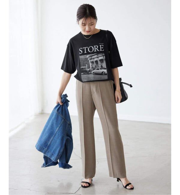SLOBE IENA「《WEB限定/追加》LIFEフォトルーズTEE」|Tシャツ・カットソー|