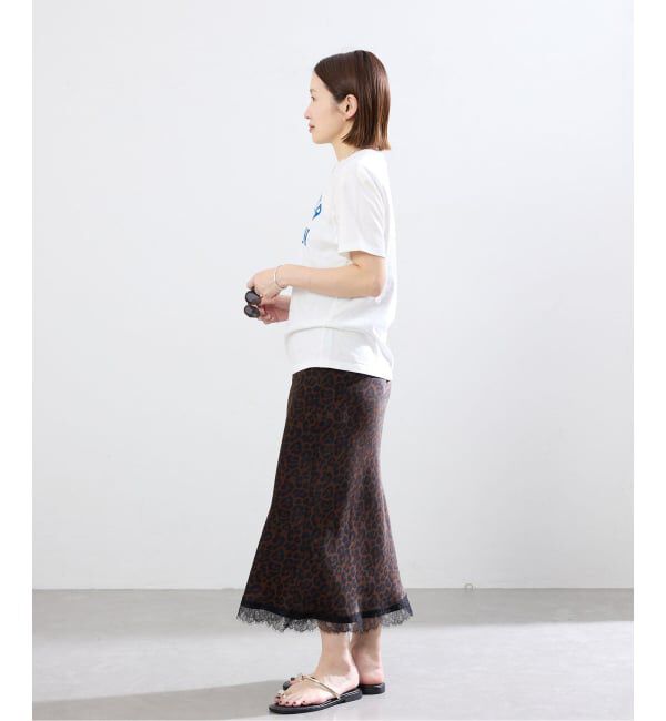 IENA「BLACK COTE D'AZUR ロゴTシャツ」|Tシャツ・カットソー|